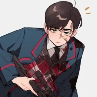 🙁 emoji Number Five by @stickerhut Telegram sticker 22 of 106