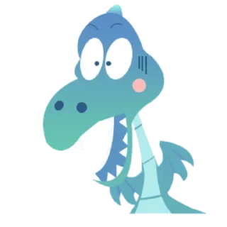😖 emoji Dinosaur @stickersb2b Telegram sticker 19 of 24