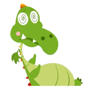 😒 emoji Dinosaur @stickersb2b Telegram sticker 9 of 24