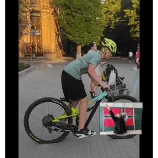 🚲 emoji локальные мемы вело триады Telegram sticker 20 of 68