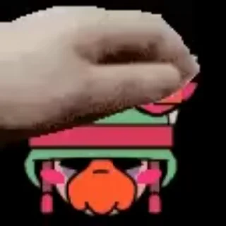 Sticker from hand stroking brawlers