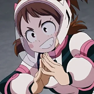 🌟 emoji Урарака Очако Telegram sticker 19 of 25
