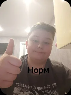 👍 emoji Стикер какого-то ноунейма Telegram sticker 5 of 24