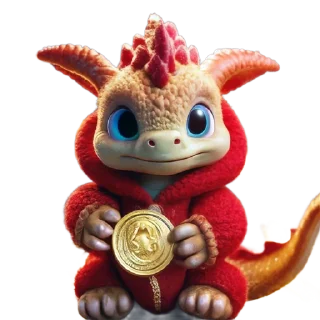 🐲 emoji Новогодний подарок от @cats_Crystal Telegram sticker 17 of 26