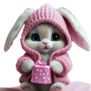 🐰 emoji Новогодний подарок от @cats_Crystal Telegram sticker 21 of 26