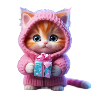 🐱 emoji Новогодний подарок от @cats_Crystal Telegram sticker 13 of 26