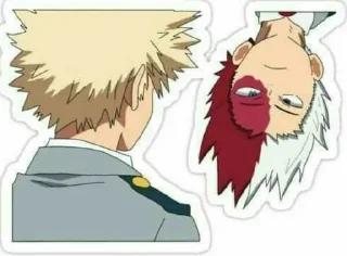 Sticker from my hero academia
