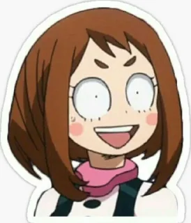 😲 emoji my hero academia Telegram sticker 6 of 22