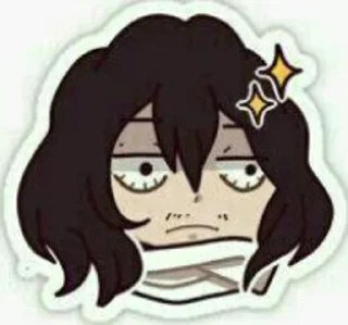 🌚 emoji my hero academia Telegram sticker 12 of 22