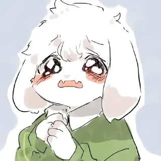 💚 emoji 𝙰𝚣𝚛𝚒𝚎𝙻  𝚋𝚢 : @stickers_undertale Telegram sticker 5 of 26
