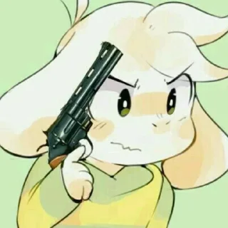 💚 emoji 𝙰𝚣𝚛𝚒𝚎𝙻  𝚋𝚢 : @stickers_undertale Telegram sticker 7 of 26