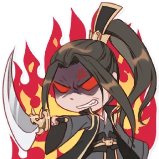 😡 emoji NieLan / MDZS Telegram sticker 8 of 12