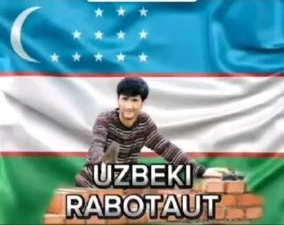 Sticker from Uzbeki