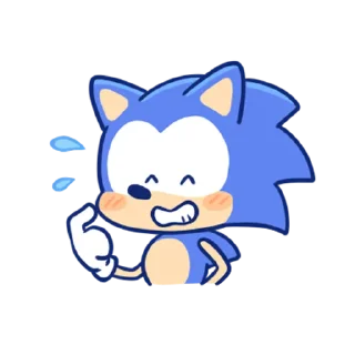 😊 emoji Sonic Cute Emoji Telegram sticker 23 of 42