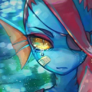 🐟 emoji Андайн -> @Earth928B Telegram sticker 9 of 32