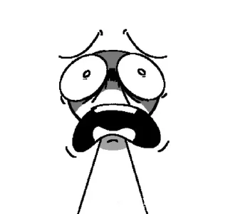 😰 emoji :D Telegram sticker 5 of 34