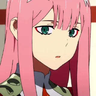 🙁 emoji Darling in the Franxx :: @aggwii Telegram sticker 15 of 29