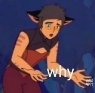 🫥 emoji Catra it's my life Telegram sticker 23 of 112