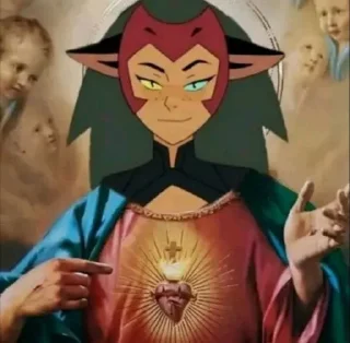 🙏 emoji Catra it's my life Telegram sticker 8 of 112