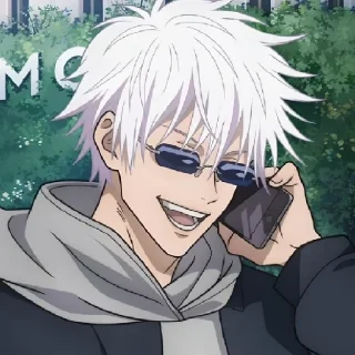 📞 emoji Satoru Gojo (@Rob_Lucci_San) Telegram sticker 20 of 36