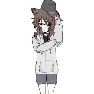 😶 emoji Рен x Канна🍮 Telegram sticker 24 of 30