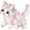 🐱 emoji ` ˑ ִ 𓂃 ピンクの道 ➜ @arluxia 𓂃 ִ ˑ ˊ Telegram sticker 24 of 200