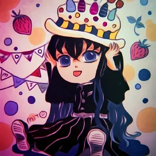 🍇 emoji @demonslaayerrp/ @aestheticsWithU Telegram sticker 11 of 73