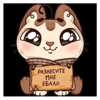 Sticker from хуйня от милы спасибо
