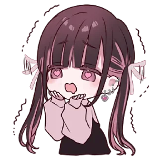 😍 emoji Пьен-чан @nyasticks Telegram sticker 11 of 41