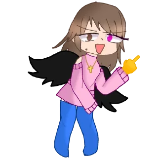🖕 emoji Конфетик и еë друзья:) Telegram sticker 21 of 31
