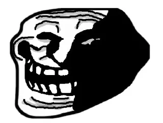 🌟 emoji 🥶Coldest TrollFace🥶 Telegram sticker 11 of 51