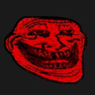 🌟 emoji 🥶Coldest TrollFace🥶 Telegram sticker 8 of 51