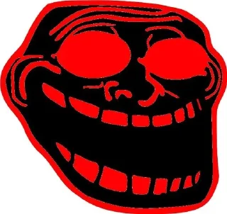 🌟 emoji 🥶Coldest TrollFace🥶 Telegram sticker 19 of 51