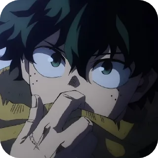 Sticker from Всё про Деку- минус : @DEKU_KUU