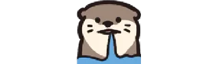 🤤 emoji Otter½ emj2stck by @Crateures Telegram sticker 22 of 120