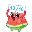 🤩 emoji арбузик  от @mrsAsalt Telegram sticker 3 of 50