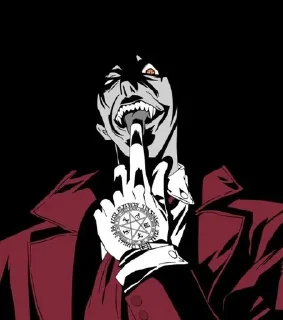 Sticker from Hellsing