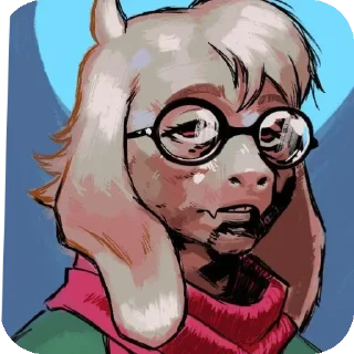 Sticker from Ralsei