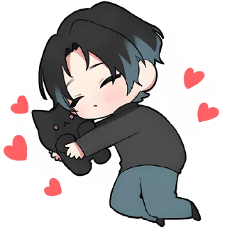 🤗 emoji Цундэрэ-кун @Nyasticks Telegram sticker 13 of 41