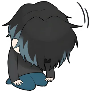 😞 emoji Цундэрэ-кун @Nyasticks Telegram sticker 10 of 41
