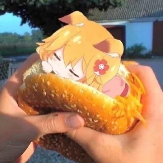 🦊 emoji 私はグールです Telegram sticker 9 of 13