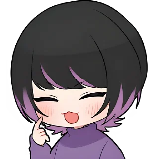 😁 emoji Цундэрэ-чан @Nyasticks Telegram sticker 8 of 41