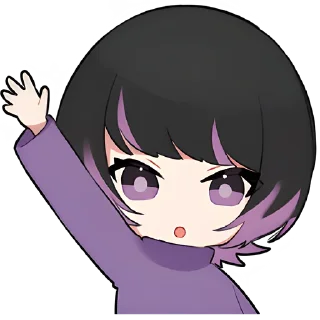 👋 emoji Цундэрэ-чан @Nyasticks Telegram sticker 4 of 41