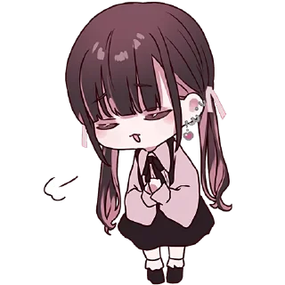 🙏 emoji Пьен-чан @Nyasticks Telegram sticker 7 of 41