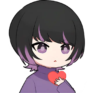 ❤️ emoji Цундэрэ-чан @Nyasticks Telegram sticker 15 of 41