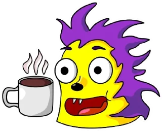 ☕️ emoji Typical Hedgehog Telegram sticker 2 of 16