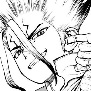 🌟 emoji Dr. Stone @Kiokoff Telegram sticker 13 of 27