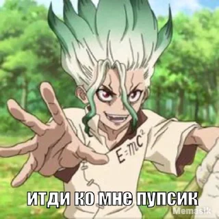 🤭 emoji ДОКТОР СТОУН Telegram sticker 7 of 27