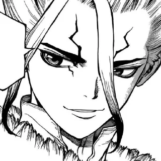 🌟 emoji Dr. Stone @Kiokoff Telegram sticker 22 of 27