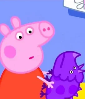 😐 emoji Свинка Пеппа🐷 Telegram sticker 19 of 101